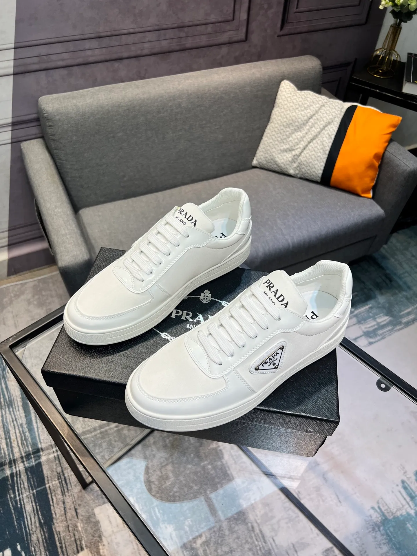Men's men's shoes 💰440 [PRADA—Prada] latest model 🙈original replica! 👟👟👟Available here. The workmanship is top-notch. The upper is made of Italian 🇮🇹Imported calfskin. ❗️Breathable genuine leather lining @Suitable for travel. The original version has an enlarged engraved sole, making it suitable for all kinds of travels, showing low-key luxury. Let quality speak for itself. Color: Size: 38-44